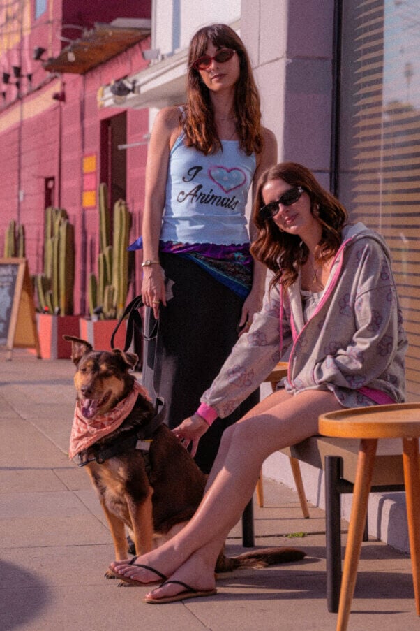 Models in Blondita clothes