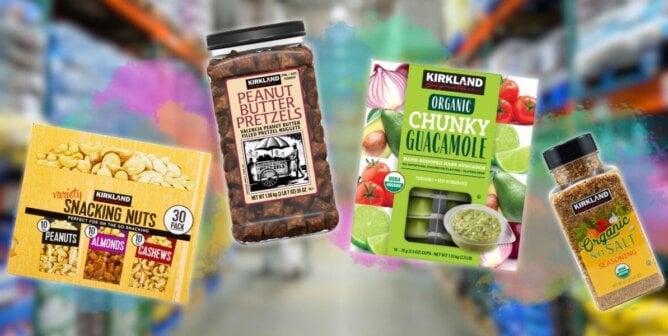 Collage of kirkland products