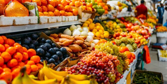 variety of fruit for sale