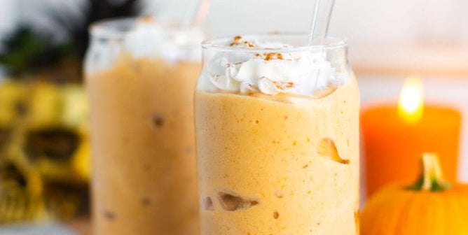 vegan pumpkin milkshakes from world of vegan